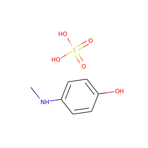 4-(methylamino)phenol; sulfuric acid (1936-57-8, 51-72-9) - Chemical ...